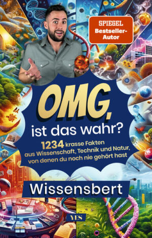 Möchtest du die interessanteste Person in jedem Gespräch werden? Willst du die Konkurrenz beim Quizabend in die Knie zwingen oder deine Freunde, Familie und neue Bekanntschaften mit Fakten beeindrucken, die kaum zu glauben sind? Dieses Buch ist vollgepackt mit verblüffendem Wissen, bei dem du dich fragen wirst: Kann das überhaupt wahr sein? Auf TikTok, YouTube und Instagram erreicht der beliebte Science-Influencer Wissensbert mit seinen naturwissenschaftlichen Fakten mit Mindblowing-Garantie ein Millionenpublikum. In diesem Buch überrascht er mit außergewöhnlichen Fakten aus den Bereichen Wissenschaft, Weltraum, menschliche Anatomie, Psychologie, Tier- und Pflanzenwelt und vielen mehr! Darunter zum Beispiel: Wieso es auf Jupiter und Saturn Diamanten regnet Warum Bananen radioaktiv sind und wie viele du im Jahr essen müsstest, um die empfohlene Strahlendosis zu überschreiten Warum der Rhinozeroskäfer als stärkstes Tier der Welt gilt Welches andere Tier elf Gehirne hat Unter welchen Umständen Wasser zur gleichen Zeit flüssig, gasförmig und fest ist Dass der Mensch eine leuchtende Aura hat, hervorgerufen durch Biolumineszenz Warum selbst ein millimetergroßes Schwarzes Loch die Erde zerstören könnte Mit diesem Buch kann sich jeder genial die Zeit vertreiben und dabei etwas lernen. Obendrein ist es ein Wundermittel für alle, denen es schwerfällt, sich zu konzentrieren, und die nicht viel oder nicht gerne lesen - die Generation Smartphone. Die kurzweiligen Fakten laden dazu ein, immer wieder zum Buch zu greifen und in den unterschiedlichen Kapiteln zu stöbern. So vergrößert der Leser nicht nur nach und nach sein Allgemeinwissen, auch seine Begeisterung für die Naturwissenschaften und die Welt um uns herum wird gesteigert. Durch geschickt verkürzte Fakten lädt das Buch zudem dazu ein, sich selbst an die Recherche zu machen und tiefer zu forschen, wie unglaublich genial und erstaunlich unsere Welt beschaffen ist. Dieses Buch gewährt faszinierende Blicke in alle Bereiche des naturwissenschaftlichen Wissens und ist das ideale Geschenk für alle, die Lust auf spannendes und überraschendes Infotainment haben.