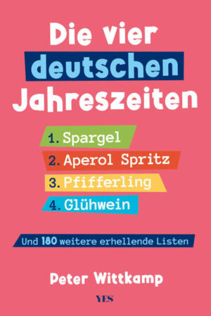 Alles passt in eine Liste, ob deutsches Wetter, Stellenanzeigen, gute Gründe, den „Tatort“ zu schauen, die kürzesten Lügen, die häufigsten Sätze oder der Lebenszyklus einer Banane. Peter Wittkamp erklärt unserer Leben und findet mit der Listenform immer die passende Antwort. Über 180 originelle Listen hat der Kult-Autor von „Der Desinformator“ und Gagschreiber der „heute show online“ in diesem Buch versammelt, darunter zum Beispiel: - Fünf Dinge, in denen Deutschland Weltmeister ist - Sätze, die bei jeder Videokonferenz fallen - Lügen mit nur einem Wort („Gerne.“) - Fünf gute Alternativen zur AfD - Ehrliche Werbeslogans - To-do-Liste von Olaf Scholz - Sätze, die man nicht so gerne von seinem Anwalt hört - Die neue Buchstabiertabelle - So würden deutsche Medien über den Weltuntergang berichten - Wie wirken eigentlich Drogen?