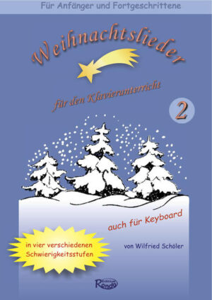 Der zweite Band des Weihnachtsbuches ist eine Fortsetzung der ersten Ausgabe mit anderen Bearbeitungen. Es enthält bekannte und weniger verbreitete deutsche und internationale Lieder. Durch die vier Abstufungen eignet sich das Buch besonders gut für den Klavierunterricht. Man kauft einmal ein Weihnachtsbuch und kann es dann vier bis fünf Jahre nutzen! Wenn der Schüler im folgenden Jahr die nächst höhere Stufe spielen lernt, kann er selber feststellen, dass er Fortschritte gemacht hat. Das motiviert und erleichtert das Üben.