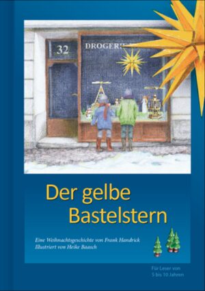 Der kleine Georg möchte den Eltern ein Weihnachtsgeschenk basteln und sieht einen großen gelben Papierstern im Schaufenster. Er versucht ihn nachzubauen. Es gelingt ihm nicht. Er bitten den Opa um Hilfe, der kann aber auch nach vielen versuchen nicht helfen. Der Opa geht in das Geschäft und erfährt, das es sich um einen Hernhuter Stern handelt und der seit über 175 jahren als Tradition immer selbst zusammengesteckt werden muss. Sie basteln den Stern zusammen und so hat Georg doch noch ein selbst zusammengebasteltes Geschenk für seine Eltern. Der gut leserliche Text wird mit vielen liebevollen Zeichnungen umrahmt.