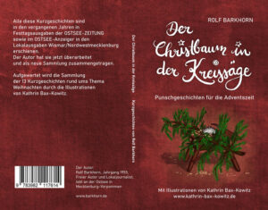 Unter dem Titel "Der Christbaum in der Kreissäge" hat der Autor Rolf Barkhorn insgesamt 13 Kurzgeschichten zusammengetragen, die er in den vergangenen Jahren einzeln in Weihnachtsausgaben von Zeitungen veröffentlicht hatte. Aufgewertet wird diese Sammlung durch Illustrationen von Kathrin Bax-Kowitz.