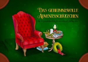 »DAS GEHEIMNISVOLLE ADVENTSSCHÄTZCHEN« - Ein Vorfreudebüchlein für die schönste Zeit im Jahr - Ein Schatz? Gold, Perlen, Edelsteine?  Viel besser! Gleich einer Perlenschnur ziehen sich die vorweihnachtlichen Erlebnisse der Weihnachtswichtel des Huywaldes Packi und Puppi sowie deren Freunde durch dieses Büchlein. Illustrationen, Gedichte, Bastelanleitungen, Märchen und Legenden veredeln seinen Inhalt und Rezepte aus dem eigenen Familien-Back-und-Kochbuch für die Vorweihnachtszeit vervollkommnen dieses Adventsschätzchen für große und kleine Leute. ISBN: 978-3-9822095-5-5 Auflage 1: Oktober 2020 Format: A5 quer Seiten: 92 Projekt, Idee & Autor: Katrin Packebusch Illustration: Katrin Packebusch Layout & Satz: Zeitsaat UG Lektorat: Hans-Jürgen Naumann