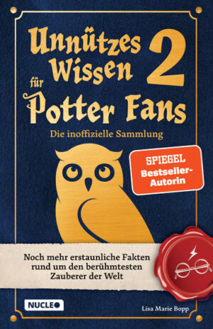 Dieses Buch überrascht selbst den größten Potter-Fan Noch mehr erstaunliche Fakten, noch mehr Kuriositäten zum Wundern: Die Fortsetzung der umfangreichen Wissenssammlung zur Zauberwelt bringt die Leser wieder zum Staunen. In zahlreichen neuen Fakten erfahren Harry-Potter-Fans wieder allerlei Erstaunliches rund um den berühmtesten Zauberer der Welt. Die großen Geheimnisse werden gelüftet Warum ist Harry eigentlich ein Junge und warum entschied sich Autorin J. K. Rowling für diesen Namen? Warum mussten die Schauspieler für die Filme Zahnabdrücke machen lassen? Warum spielt die Geschichte ausgerechnet in einem Internat? Antworten auf diese Fragen und vieles mehr bekommen kleine und große Potter-Fans in diesem Buch. Die Wissenssammlung für Potter-Fans Egal ob für dich selbst oder als Geschenk - jeder Harry-Potter-Leser dürfte sich über neues Zauberwissen freuen. Noch mehr Hintergrundinformationen und Wissenswertes über Harry, Hogwarts, die Zauberwelt und ihre Bewohner sorgen erneut für das ultimative Potter-Wissen. Highlights: Über 400 neue Fakten über Harry, Hogwarts und Co. Wissen, das selbst die größten Potter-Fans noch nicht hatten Hintergrundwissen zu Büchern und Filmen Fakten zum Lachen, Wundern und Staunen Jetzt bestellen und über die kuriosen Fakten staunen.