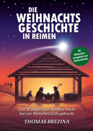 Die Weihnachtsgeschichte, die Jahr für Jahr Millionen von Menschen lesen und hören, kann man nicht neu erfinden. Thomas Brezina beleuchtet sie von verschiedenen Blickwinkeln, gibt Antwort auf manche Frage, die sich viele dazu stellen und schildert, was vor 2000 Jahren in Bethlehem geschah, auf berührende Art und Weise.