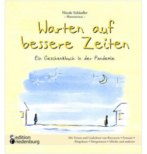 Was tun, wenn eine Seuche um die Welt geht? Diese Frage stellten sich die Menschen schon lange, bevor wir es mit Covid-19 und den zugehörigen, teils schmerzlich einschneidenden Maßnahmen zu tun hatten. Das Buch von Nicole Schäufler gibt der Corona-Pandemie ein künstlerisches Gesicht. Es erzählt in poetischen Bildern, welche Antworten man vor hunderten von Jahren fand, wenn eine bedrohliche Krankheit ihre Kreise zog. Farbige Aquarelle zeigen, dass die Menschen auch früher schon Masken trugen, Abstand zueinander hielten oder sogar ihren Wohnsitz wechselten, wenn eine Seuche umging. Begleitet wird die stimmungsvolle Bilderreihe mit Passagen aus „Das Dekameron“ des italienischen Dichters Giovanni Boccaccio (1313-1375). Er beschrieb während der großen Pest im Jahre 1348 sehr anschaulich die Suche nach „der besten Medizin gegen dieses Unheil“. Dem über 650 Jahre alten Text stellt Nicole Schäufler eine Auswahl neuzeitlicher Gedichte gegenüber: Theodor Fontane, Joachim Ringelnatz, Christian Morgenstern, Else Lasker-Schüler und viele andere spenden Trost in schweren Zeiten. Ein besonderes Geschenkbuch, das Hoffnung zulässt und aktuelles Zeitgeschehen künstlerisch zugänglich macht. Verlag edition riedenburg Salzburg * editionriedenburg.at * Weitere Bücher von Bestseller-Autorin Nicole Schäufler sind unter anderem: * Vom Mädchen zur Frau * Vom Jungen zum Mann * Schwanger im Advent * Mama im Advent