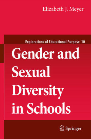 Leider hat der Verlag Springer Netherland es versäumt, dem Buchhandel eine Inhaltsangabe zu dem Buch "Gender and Sexual Diversity in Schools" von Elizabeth J. Meyer zur Verfügung zu stellen. Das ist bedauerlich, aber wir stellen unseren Leser und Leserinnen das Buch trotzdem vor.