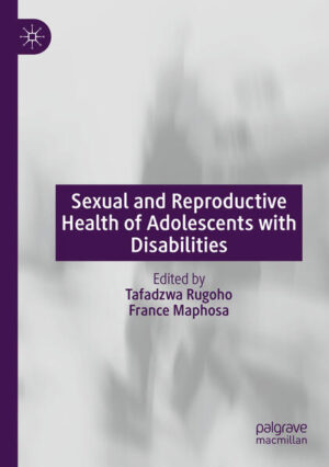 Leider hat der Verlag Springer Singapore es versäumt, dem Buchhandel eine Inhaltsangabe zu dem Buch "Sexual and Reproductive Health of Adolescents with Disabilities" von Tafadzwa Rugoho und France Maphosa  zur Verfügung zu stellen. Das ist bedauerlich, aber wir stellen unseren Leser und Leserinnen das Buch trotzdem vor.