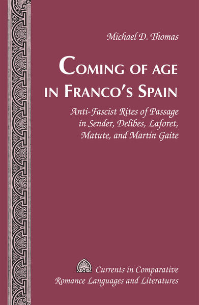 Coming of Age in Francos Spain | Gay Books & News