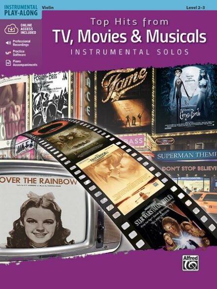 Top Hits from TV, Movies & Musicals Instrumental Solos | Gay Books & News