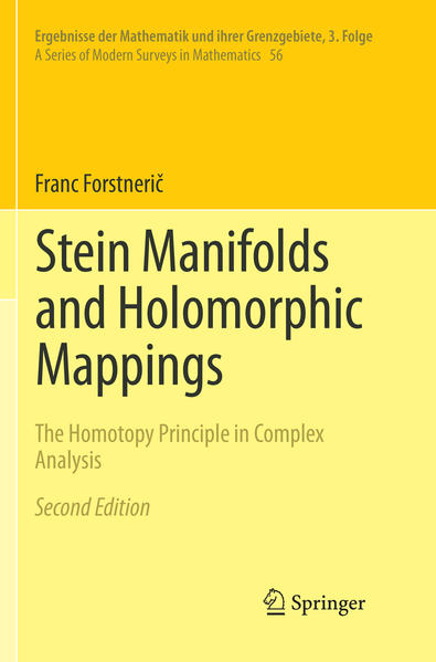 Stein Manifolds and Holomorphic Mappings | Gay Books & News