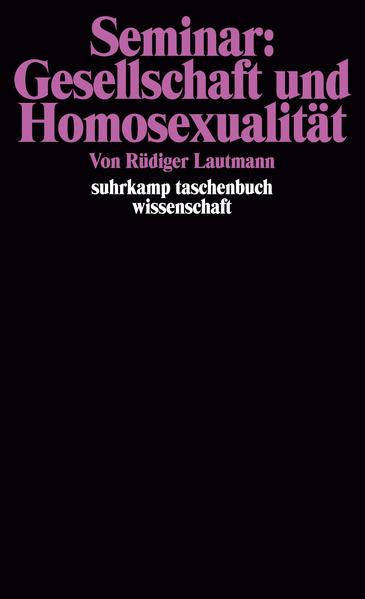 Seminar: Gesellschaft und Homosexualität | Gay Books & News