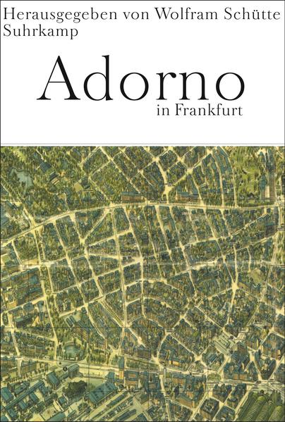 Adorno in Frankfurt | Gay Books & News
