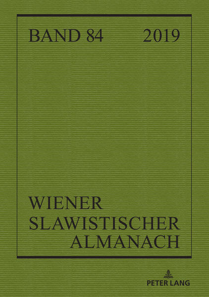 Wiener Slawistischer Almanach Band 84/2019 | Gay Books & News