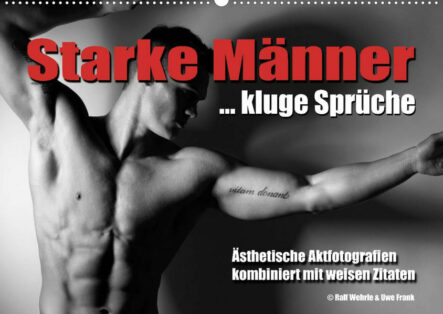 Starke Männer... kluge Sprüche (Wandkalender 2022 DIN A2 quer) | Gay Books & News