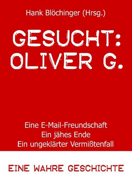 Gesucht: Oliver G. | Gay Books & News