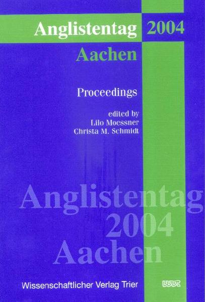 Anglistentag. Proceedings of the Conference of the German Association... | Gay Books & News