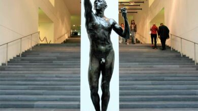 Eine Plastik von Rodin im Europäischen Gerichtshof (Foto: Cedric Puisney, Brüssel)